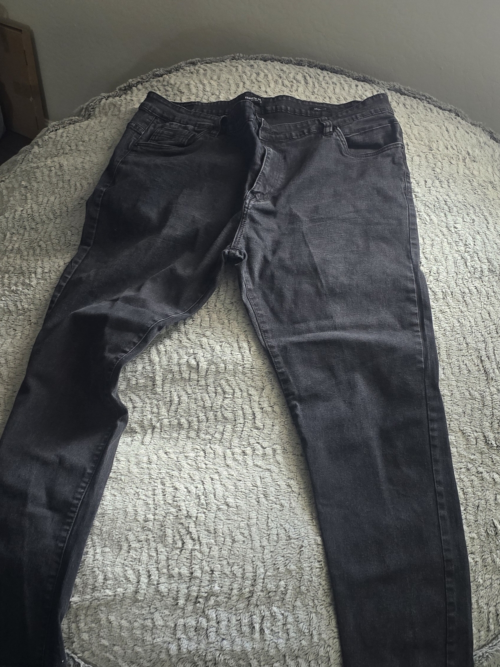Kenneth Cole Men's Skinny Jeans - Charcoal Black Fade